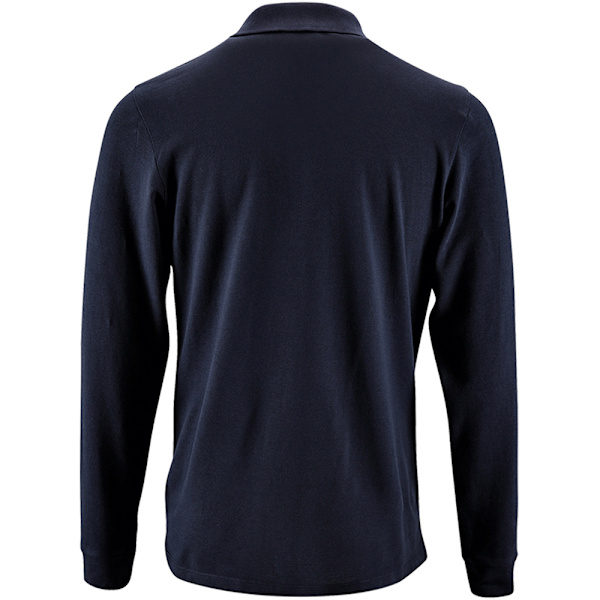 SOLS Herr Perfect Long Sleeve Pique Polo Shirt S French Navy French Navy S