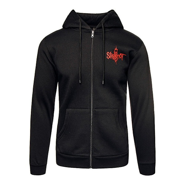 Slipknot Dam/Kvinnor 9 Point Star Full Zip Hoodie M Svart Black M