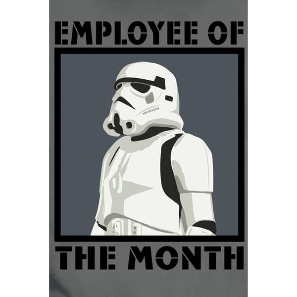 Star Wars Unisex Vuxen Månadens Anställd Tröja S Ljus Light Graphite S