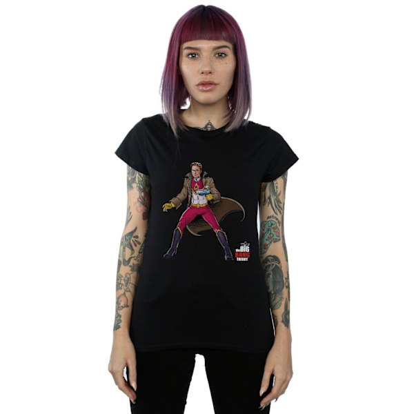 The Big Bang Theory Dam/Damer Leonard Superhjälte Bomull T-shirt Black L