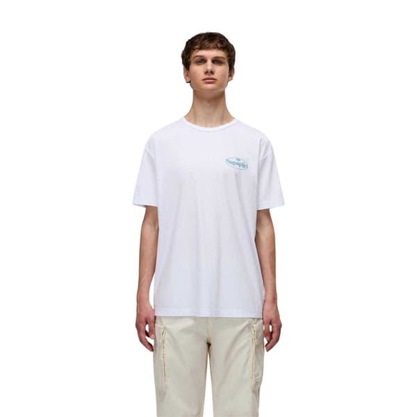 Napapijri Herr T-shirt med tryck L Vit White L