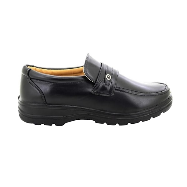 Smart Uns Mens Apron Saddle Casual Shoes 6 UK Svart Black 6 UK