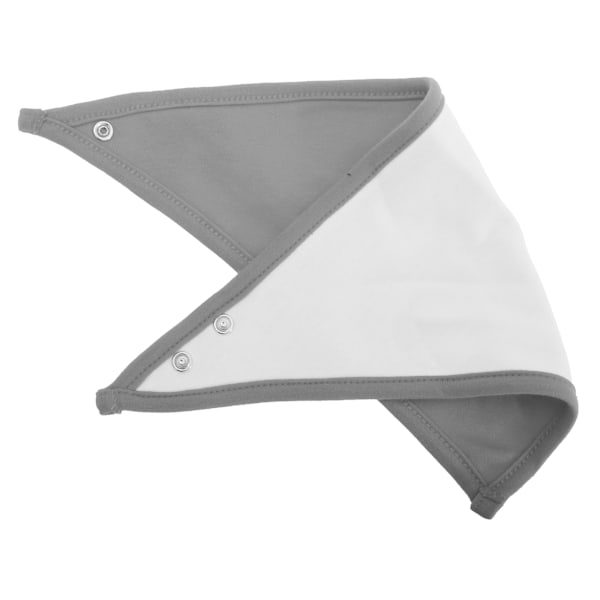 Babybugz Baby Plain Bandana Bib (2-pack) One Size Vit/Heather White/Heather Grey One Size