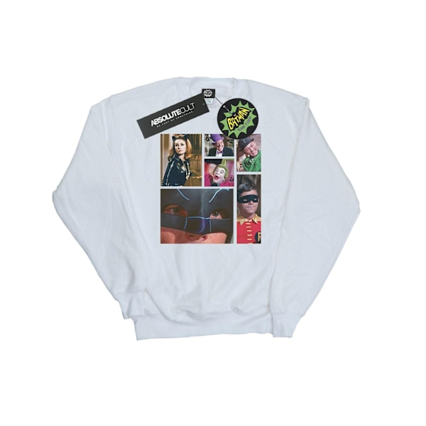 DC Comics Dam/Kvinnor Batman TV-serie Klassfoto Sweatshirt White L