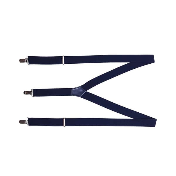Premier Herr Clip On Braces One Size Marinblå Navy One Size