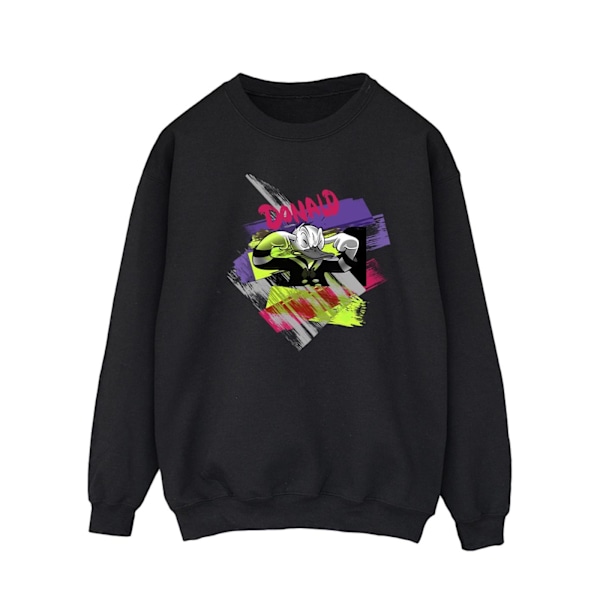 Disney Herr Donald Duck Öronproppar Ljus Sweatshirt S Svart Black S