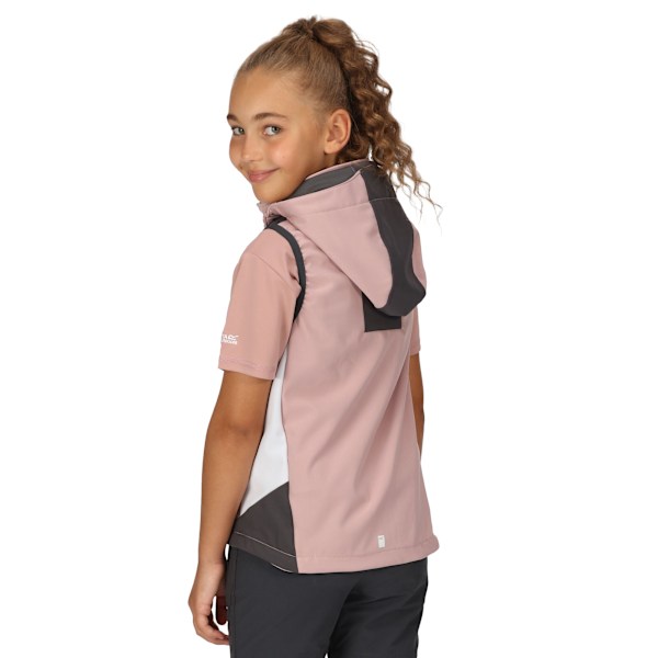 Regatta Barn/Barn Acidity VI Lättviktshuva Gilet 7-8 Dusky Rose/Seal Grey 7-8 Years