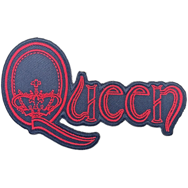 Queen Crown Iron On Patch One Size Marinblå/Röd Navy/Red One Size