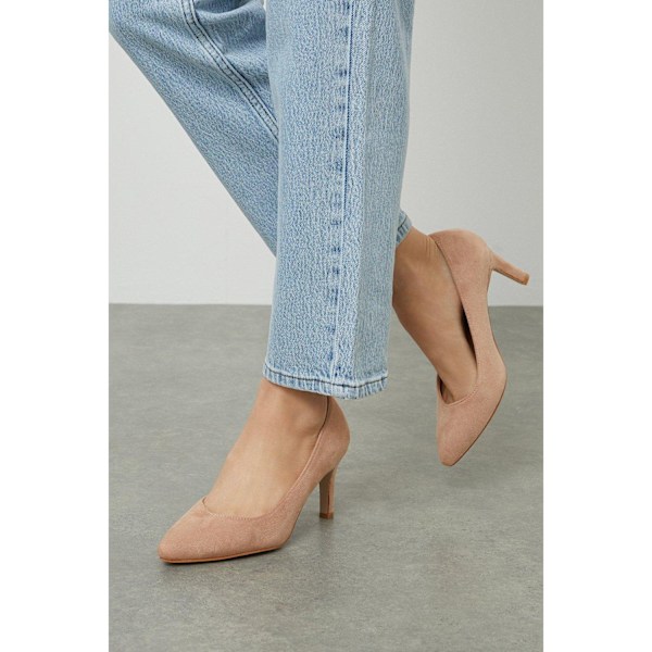 Good For The Sole Dam/Kvinna Emily Extra Wide Court Shoes 4 Blush 4 UK