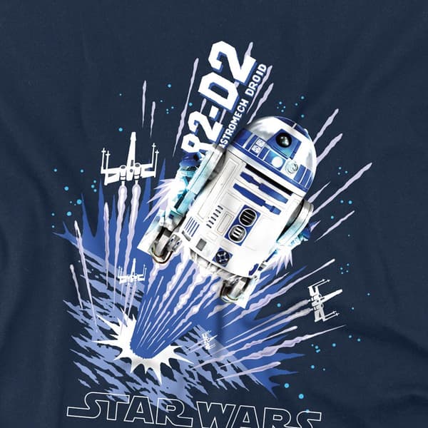Star Wars Barn/Kids R2-D2 Tröja 7-8 År Marinblå Navy 7-8 Years