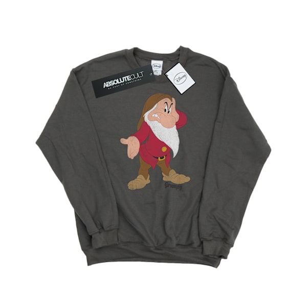 Disney Classic Grumpy Sweatshirt M Charcoal för män Charcoal M
