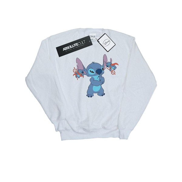 Disney Boys Lilo And Stitch Little Devils Sweatshirt 7-8 år White 7-8 Years