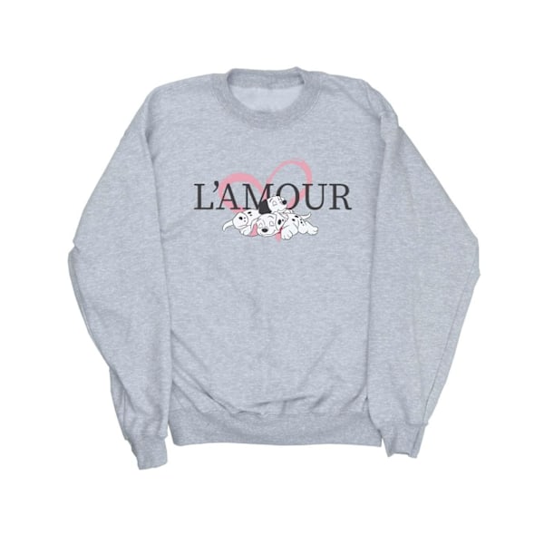 Disney Dam/Kvinnor 101 Dalmatiner L´Amour Sweatshirt XL Sport Sports Grey XL