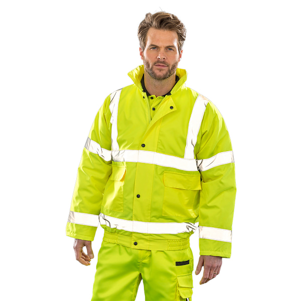 Result Core Herr Core Hi-Vis Blouson Jacka 4XL Hi Vis Gul Hi Vis Yellow 4XL