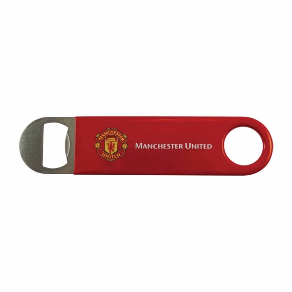 Manchester United FC Magnetisk Flasköppnare One Size Röd/Silver Red/Silver Grey One Size