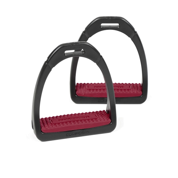Compositi Barns/Barn Premium Profil Häststigbyglar En Storlek Burgundy One Size