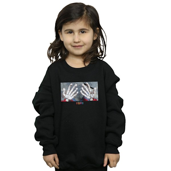 Disney Girls Coco Miguel Skeletthänder Sweatshirt 7-8 år Bl Black 7-8 Years