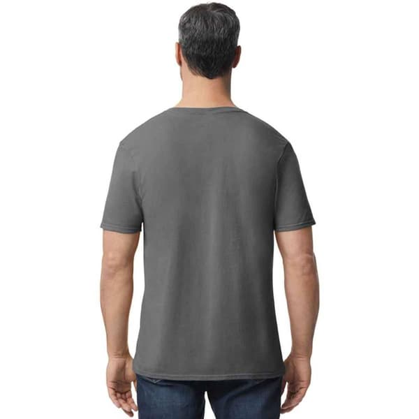 Gildan Herr Softstyle V-ringad T-shirt M Kolgrå Charcoal M
