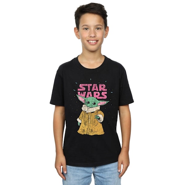 Star Wars Boys The Mandalorian The Child T-shirt 9-11 år Bla Black 9-11 Years