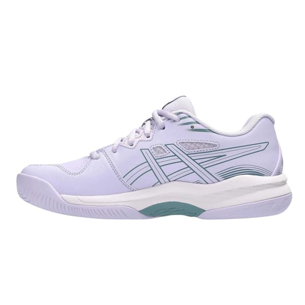 Asics Dam Hunter Badminton Träningsskor 7 UK Vit White 7 UK