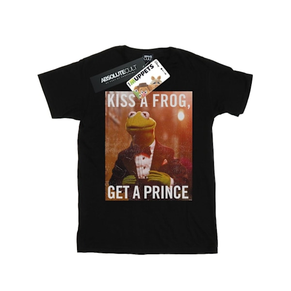 Disney Boys The Muppets Kiss A Frog Get A Prince T-Shirt 5-6 år Black 5-6 Years