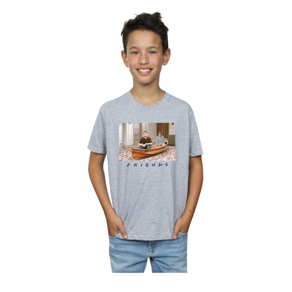 Friends Boys Joey And Chandler Boat T-Shirt 7-8 År Sports Grå Sports Grey 7-8 Years