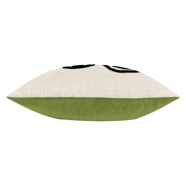 Furn Cleo Broderad Vävd Linjär Kuddfodral 45cm x 45cm Rosa Pink/Green 45cm x 45cm