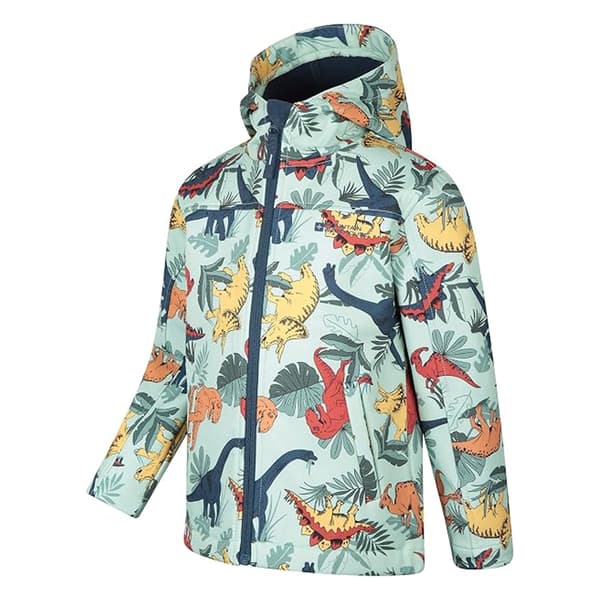 Mountain Warehouse Barn/Barn Exodus Tryckt Softshell Vattenavvisande Multicoloured 7-8 Years