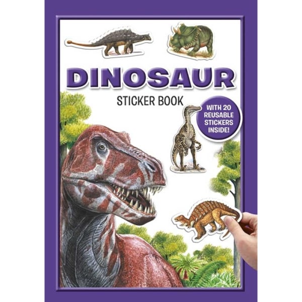 Alligator Dinosaur Sticker Book One Size Flerfärgad Multicoloured One Size