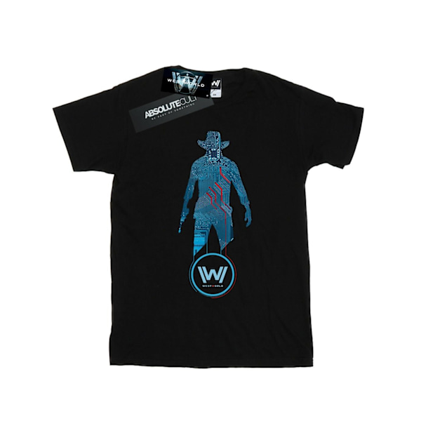 Westworld Mens Digital Man In Black T-Shirt XL Svart Black XL