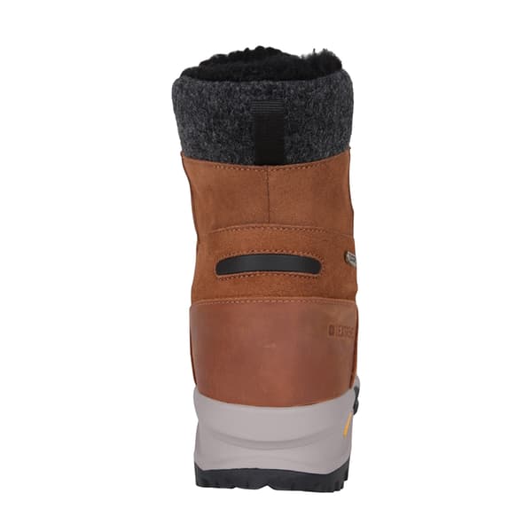 Mountain Warehouse Tallin Läder Vattentät Termisk Snösko för Herr Tan 10 UK