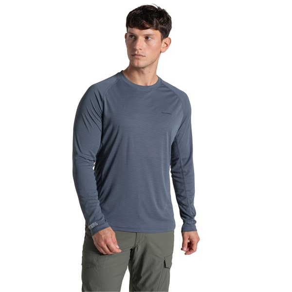 Craghoppers Herr SolarShield+ Nosilife Långärmad T-shirt S D Dark Pewter S