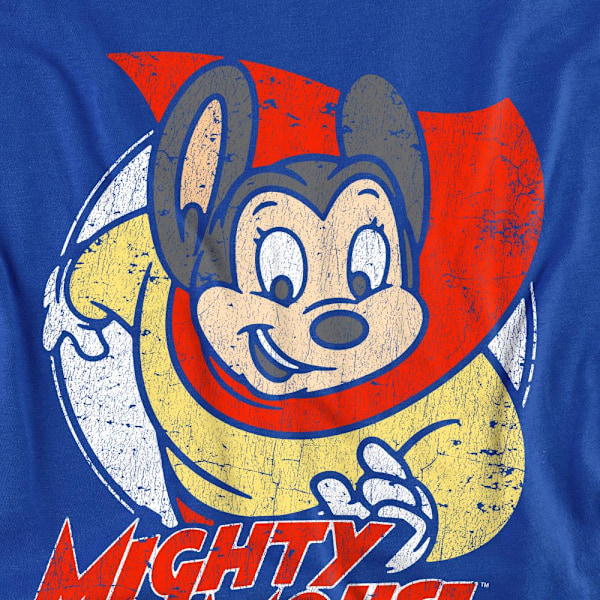 Mighty Mouse Unisex Vuxen Mighty Circle Sweatshirt S Kungsblå Royal Blue S