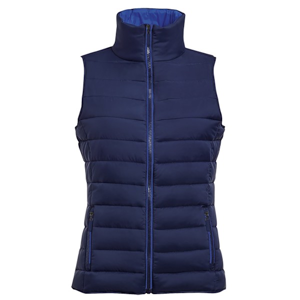 SOLS Dam/Kvinnor Wave Vadderad Vattenavvisande Bodywarmer/Gilet Navy M