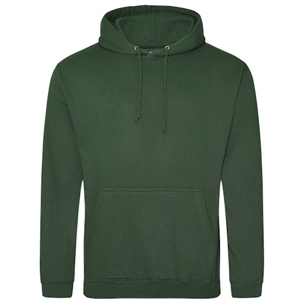 Awdis Unisex College Hooded Sweatshirt / Hoodie 4XL Flaskegrön Bottle Green 4XL