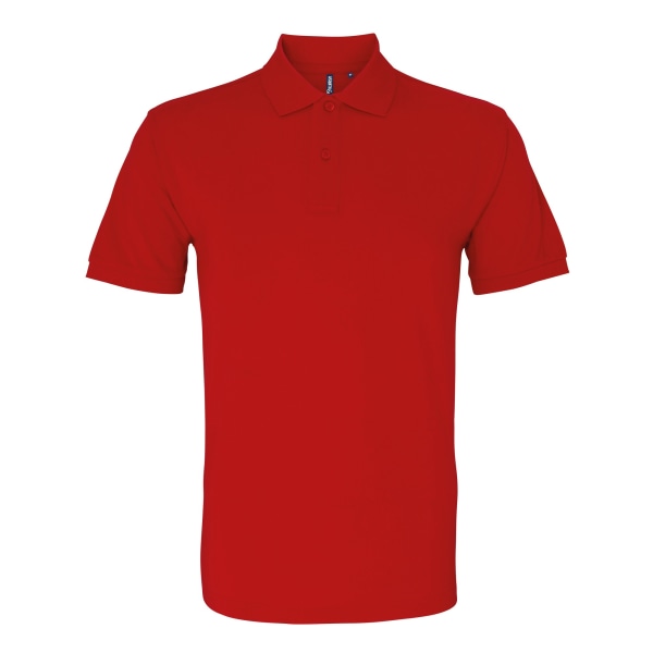 Asquith & Fox Mens Organic Classic Fit Polo Shirt 3XL Burgundy Burgundy 3XL