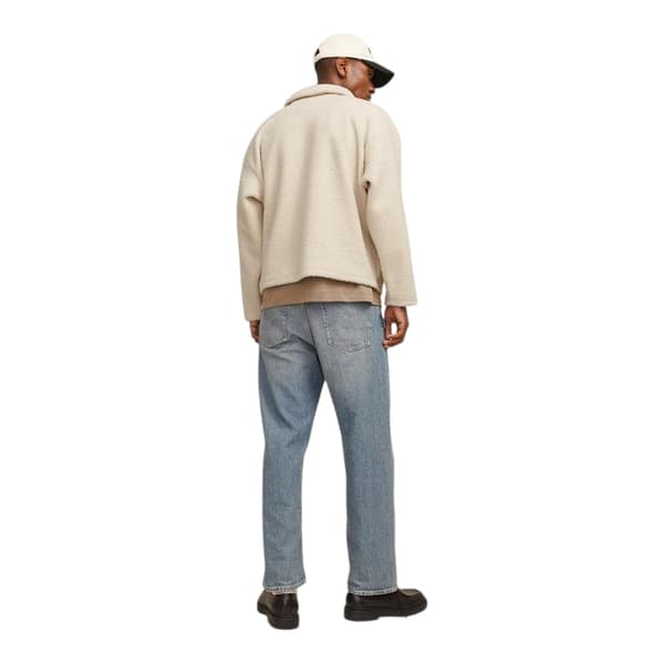 Jack And Jones Herr Teddyfleece Långärmad Tröja S Oatm Oatmeal S