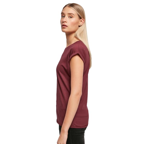 Bygg ditt varumärke Dam/Dam Extended Shoulder T-Shirt M Cher Cherry M