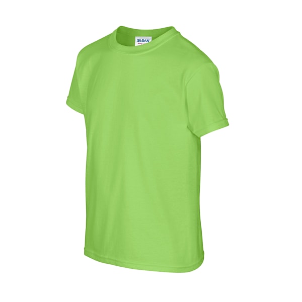 Gildan Barn/Barn Plain Bomull Tung T-shirt 12-13 År Lime Lime 12-13 Years