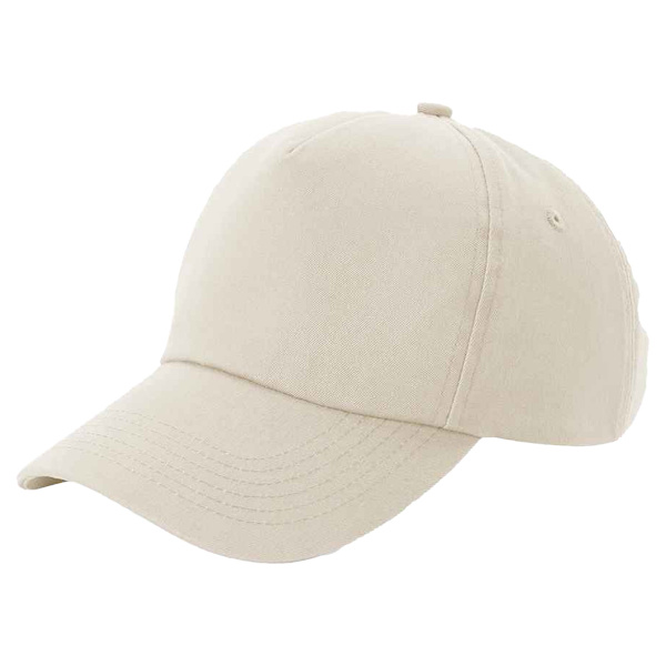 Beechfield Authentic 5 Panel Keps One Size Sand Sand One Size