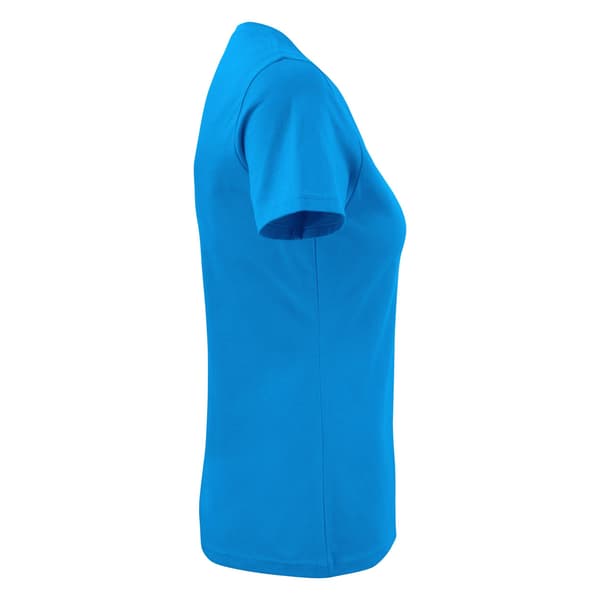Printer Dam/Dam V-ringad T-shirt L Ocean Blue Ocean Blue L