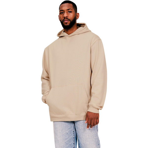 Casual Classics Herr Ringspun Bomull Hög Överdimensionerad Hoodie M Sa Sand M
