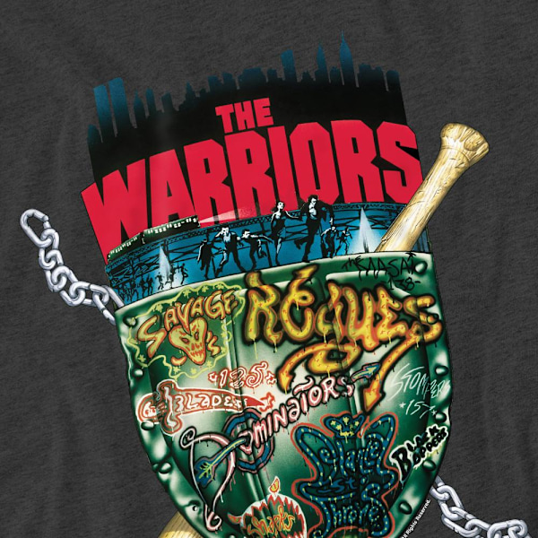 The Warriors Unisex Vuxen Sköld T-Shirt XL Kolgrå Charcoal XL