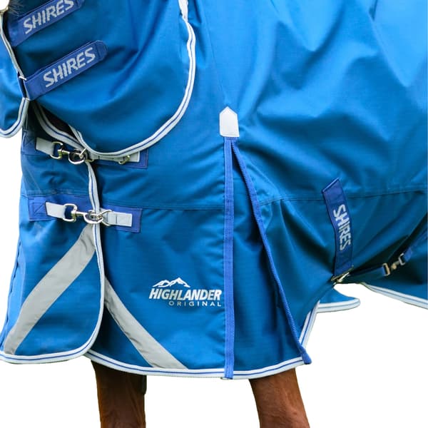 Shires Highlander Original 200 Combo Neck Hästtäcke 5´ Blue 5´ 6