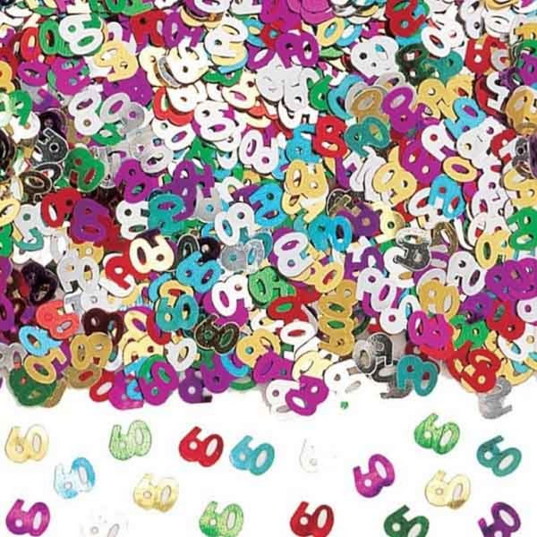 Amscan Multicolored Confetti - 60 One Size Flerfärgad Multicoloured One Size