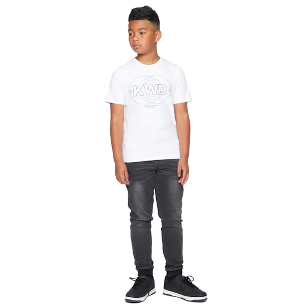 Kings Will Dream Boys Orbital T-shirt 11-12 år Optic White Optic White 11-12 Years