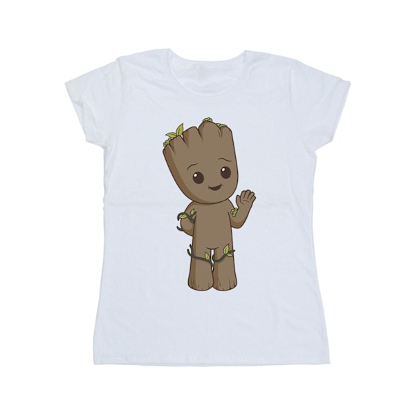 Marvel Womens/Ladies I Am Groot Cute Groot Bomull T-Shirt M Vit White M