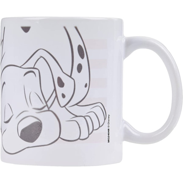 101 Dalmatiner Dröm Stort Mugg En Storlek Vit/Grå White/Grey One Size