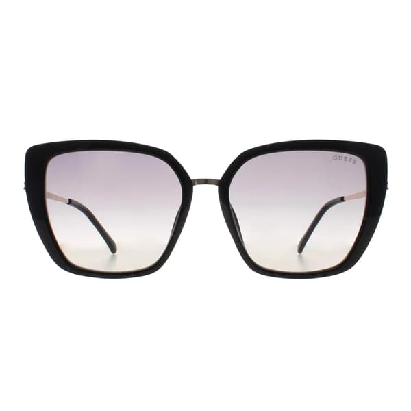 Guess Dam/Dam Smoke Gradient Solglasögon One Size Shiny Bl Shiny Black One Size
