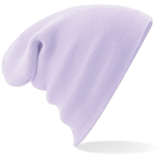 Beechfield Soft Feel Stickad Vintermössa En Storlek Lavendel Lavender One Size